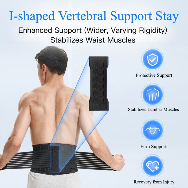 Humtto Dual - Purpose Back Support Belt – For Lifting Workouts & Everyday Lumbar Care - Humtto UK