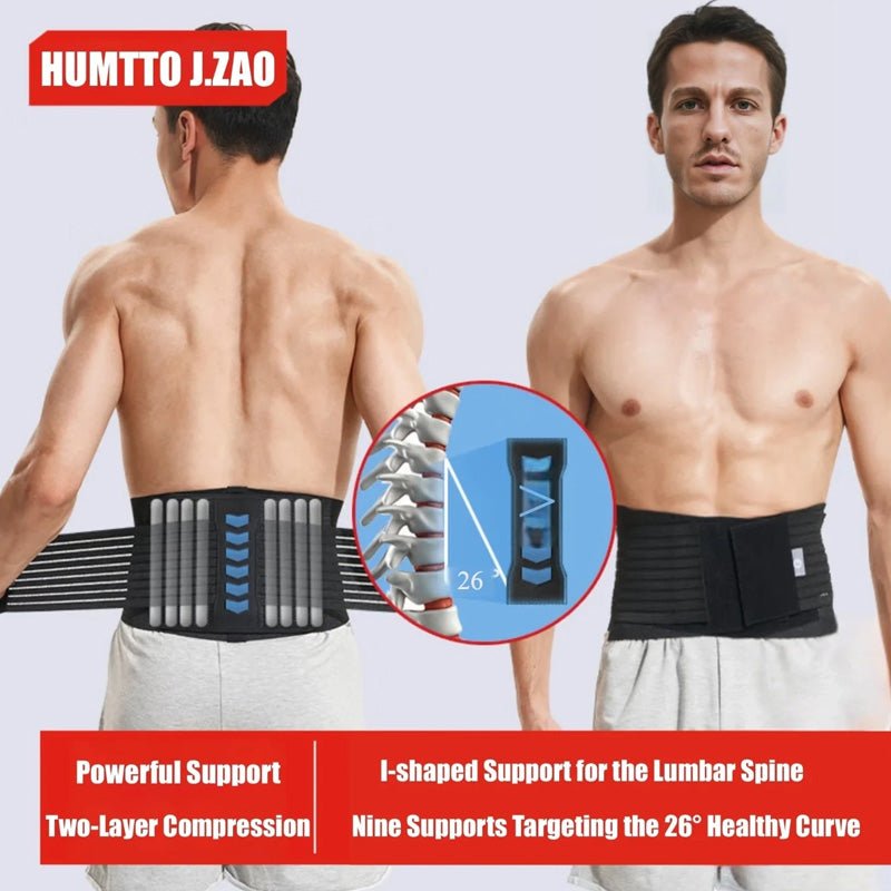 Humtto Dual - Purpose Back Support Belt – For Lifting Workouts & Everyday Lumbar Care - Humtto UK