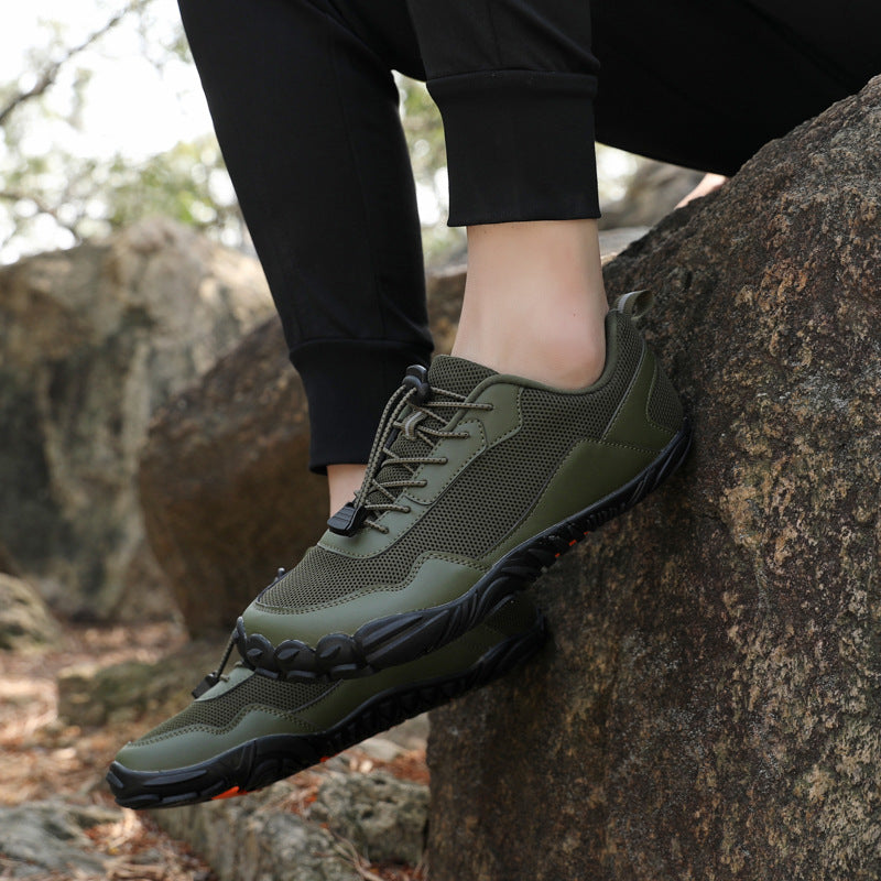 Unisex Wide Toe Box Hiking Shoes for Natural Comfort & Support