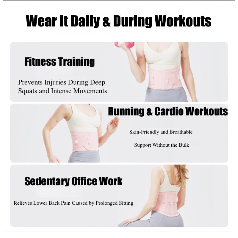 Humtto Fitness Waist Trainer Belt – Women’s Back Support for Lifting & Tummy Control - Humtto UK