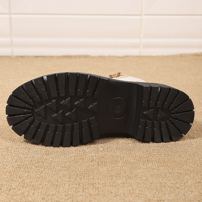 Womens Arch Support Ankle Boots | Autumn Winter Cozy Side Zip Style