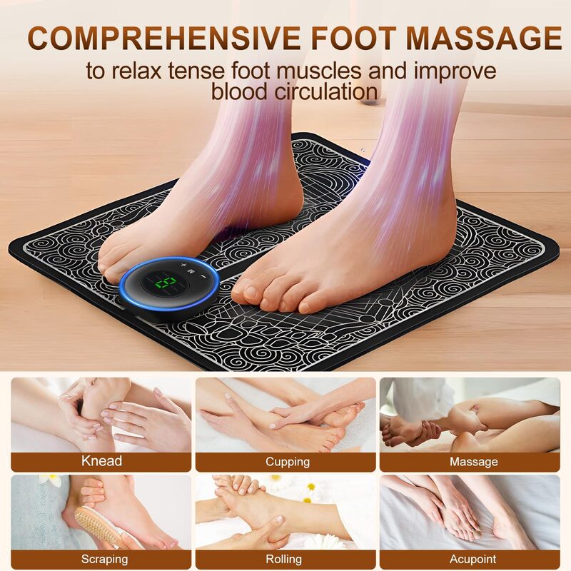 Humtto EMS Foot Massager – Pain Relief, Circulation Boost & Relaxation - Humtto UK