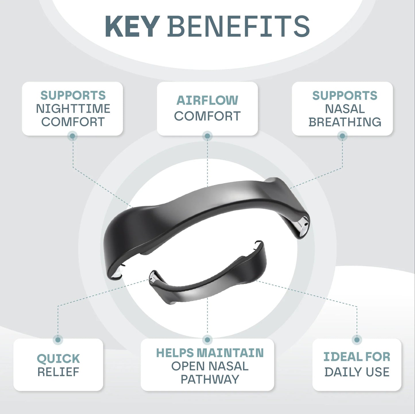 Humtto Magnetic Anti - Snore Nose Clip for Better Breathing & Sleep - Humtto UK
