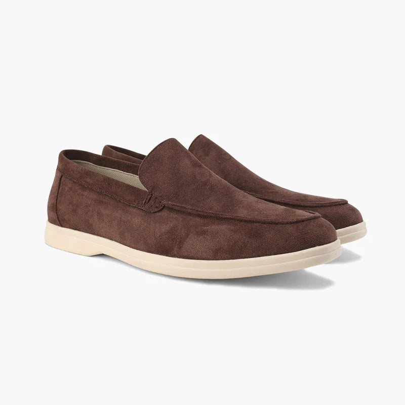Humtto Classic Wide Fit Suede Loafers for Men | Bunion Relief & Orthopedic Comfort
