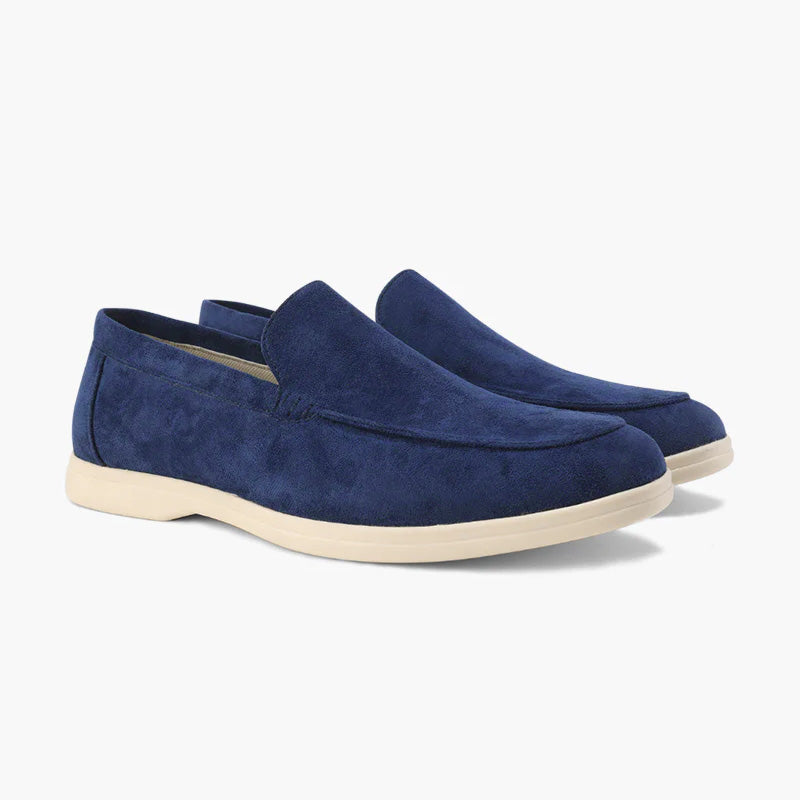 Humtto Classic Wide Fit Suede Loafers for Men | Bunion Relief & Orthopedic Comfort