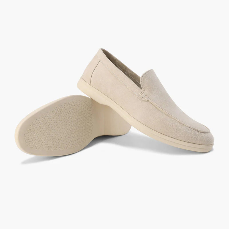 Humtto Classic Wide Fit Suede Loafers for Men | Bunion Relief & Orthopedic Comfort