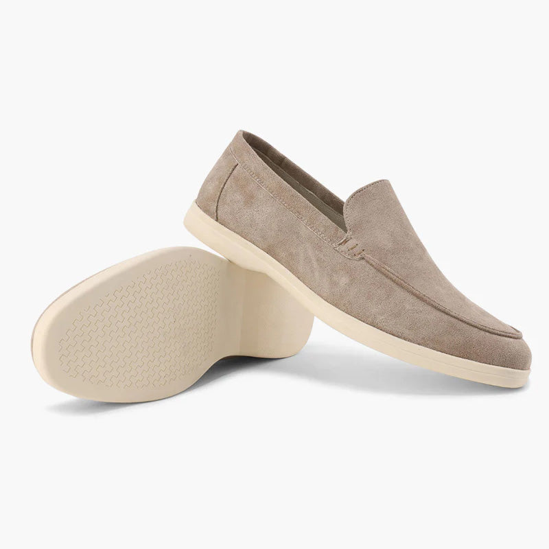 Humtto Classic Wide Fit Suede Loafers for Men | Bunion Relief & Orthopedic Comfort