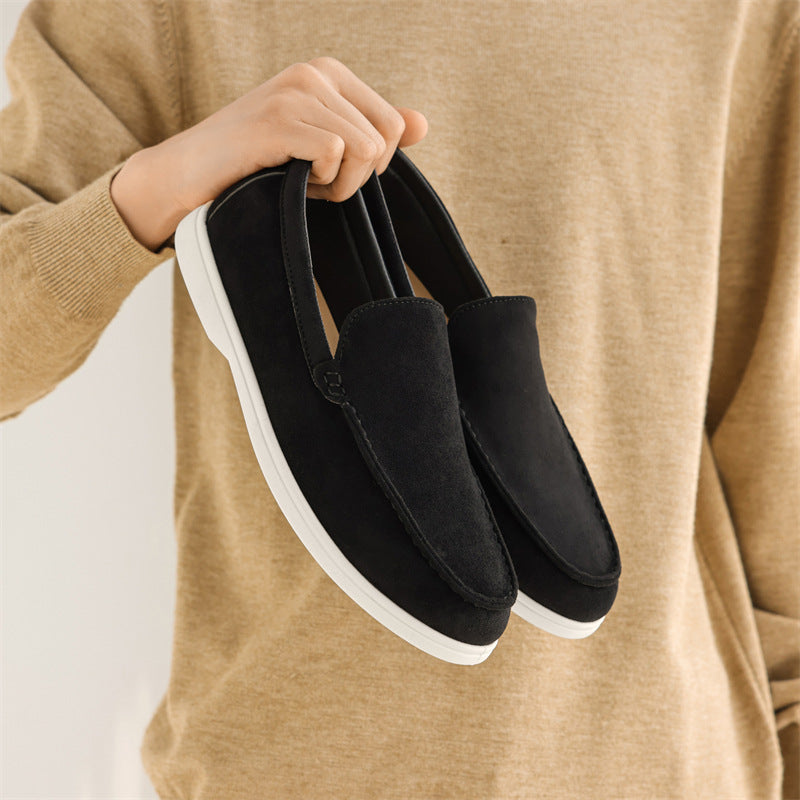 Humtto Classic Wide Fit Suede Loafers for Men | Bunion Relief & Orthopedic Comfort