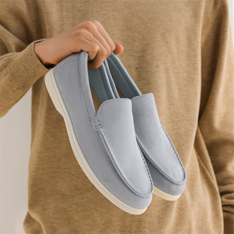 Humtto Classic Wide Fit Suede Loafers for Men | Bunion Relief & Orthopedic Comfort