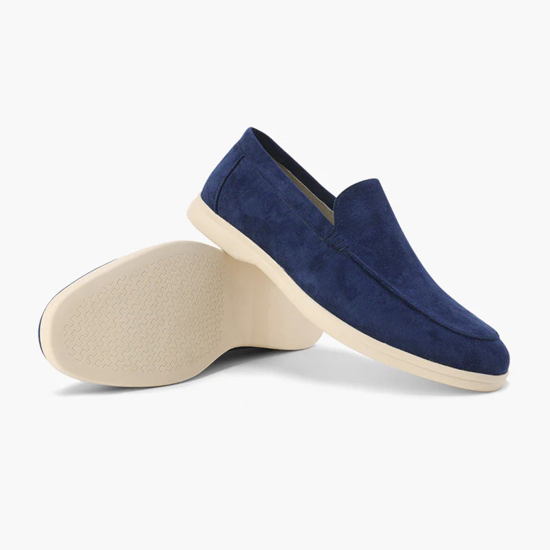 Humtto Classic Wide Fit Suede Loafers for Men | Bunion Relief & Orthopedic Comfort