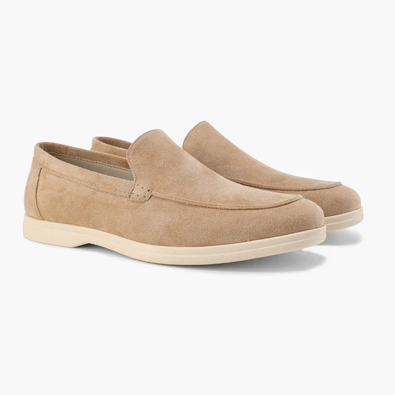 Humtto Classic Wide Fit Suede Loafers for Men | Bunion Relief & Orthopedic Comfort