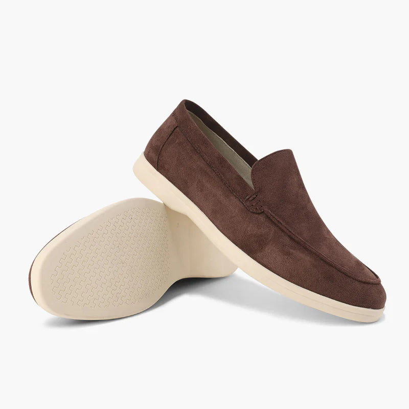 Humtto Classic Wide Fit Suede Loafers for Men | Bunion Relief & Orthopedic Comfort