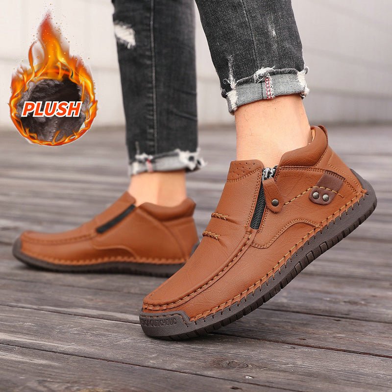 Humtto Men’s Wide Fit Orthopedic Boots - Soft Leather Comfort Footwear - Humtto UK
