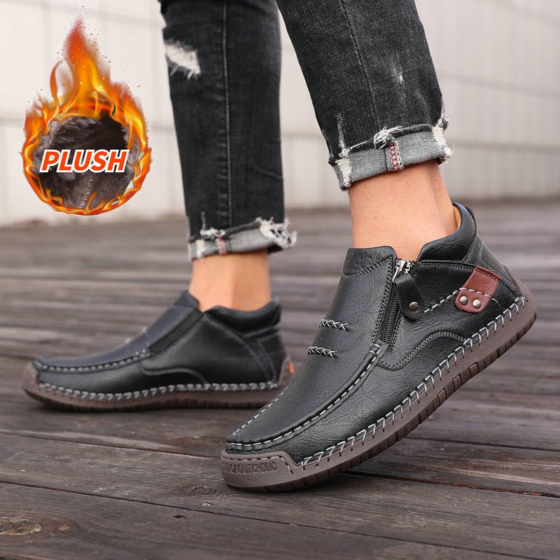 Humtto Men’s Wide Fit Orthopedic Boots - Soft Leather Comfort Footwear - Humtto UK