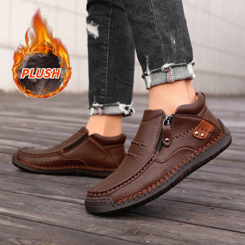 Humtto Men’s Wide Fit Orthopedic Boots - Soft Leather Comfort Footwear - Humtto UK