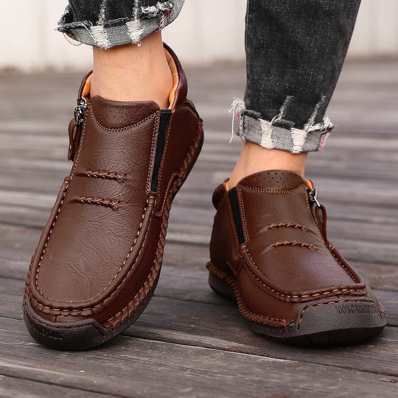 Humtto Men’s Wide Fit Orthopedic Boots - Soft Leather Comfort Footwear - Humtto UK