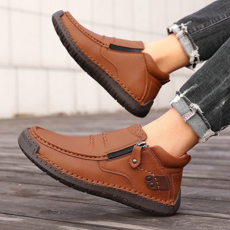 Humtto Men’s Wide Fit Orthopedic Boots - Soft Leather Comfort Footwear - Humtto UK