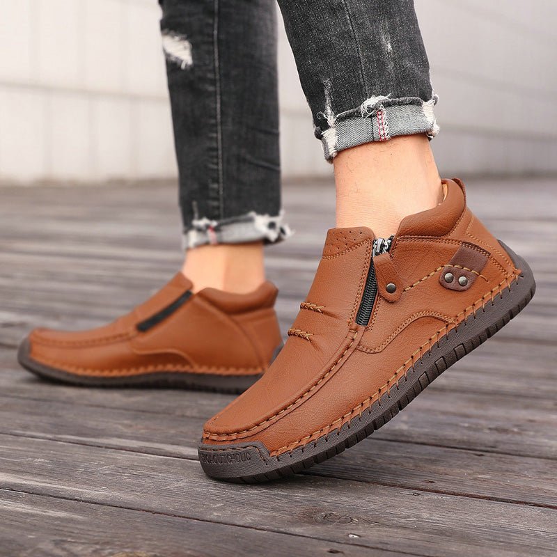 Humtto Men’s Wide Fit Orthopedic Boots - Soft Leather Comfort Footwear - Humtto UK