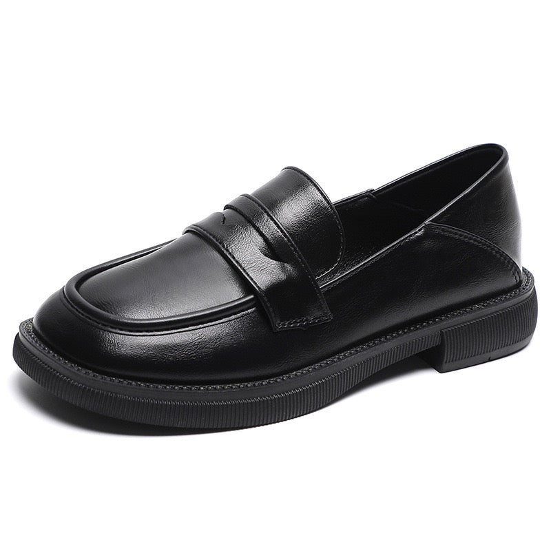 Humtto Orthopedic Chunky Loafers - British Style, Wide Fit