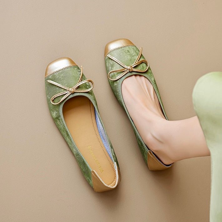Humtto Orthopedic Mary Jane Flats | Bow Style with Arch Support - Humtto UK