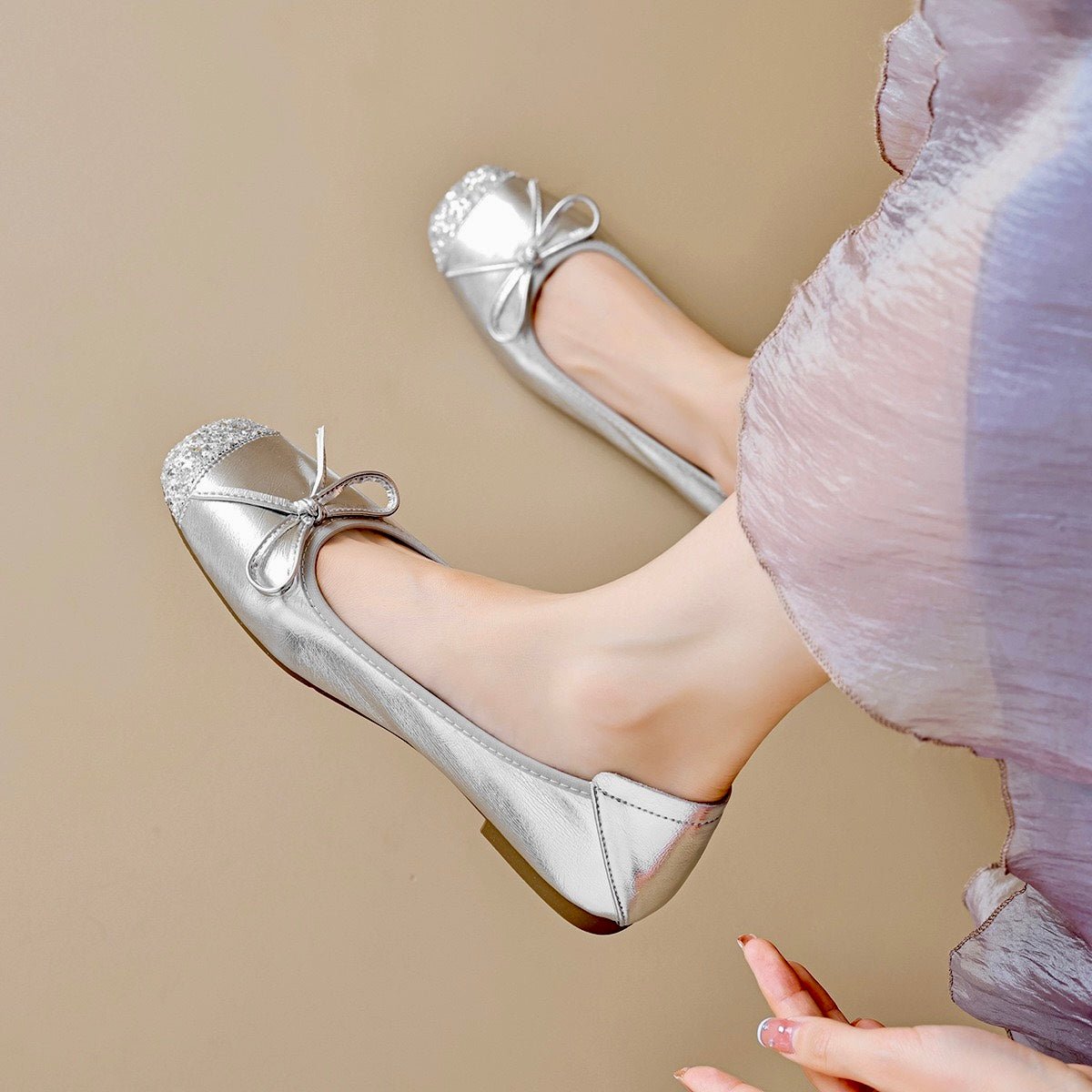 Humtto Orthopedic Mary Jane Flats | Bow Style with Arch Support - Humtto UK