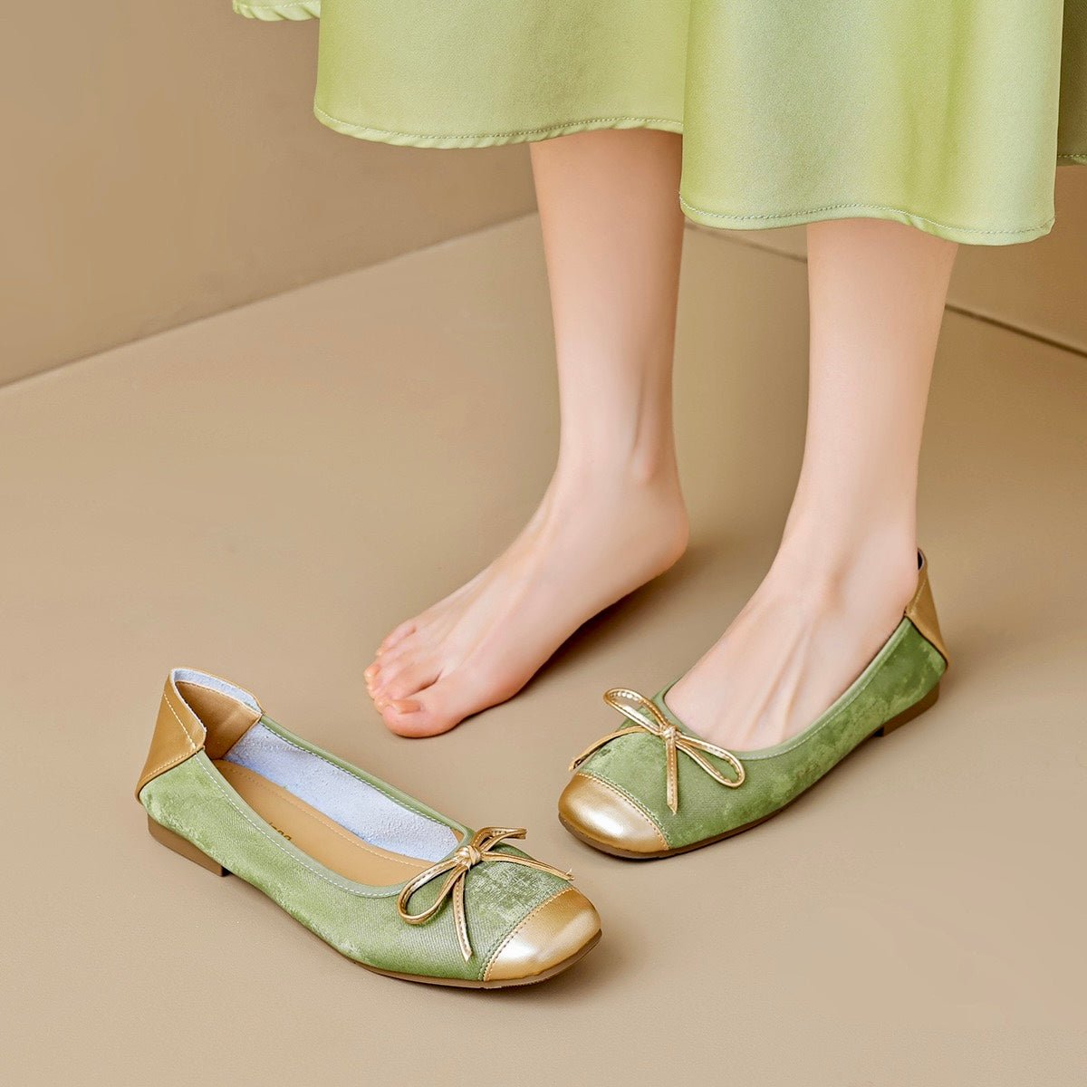Humtto Orthopedic Mary Jane Flats | Bow Style with Arch Support - Humtto UK