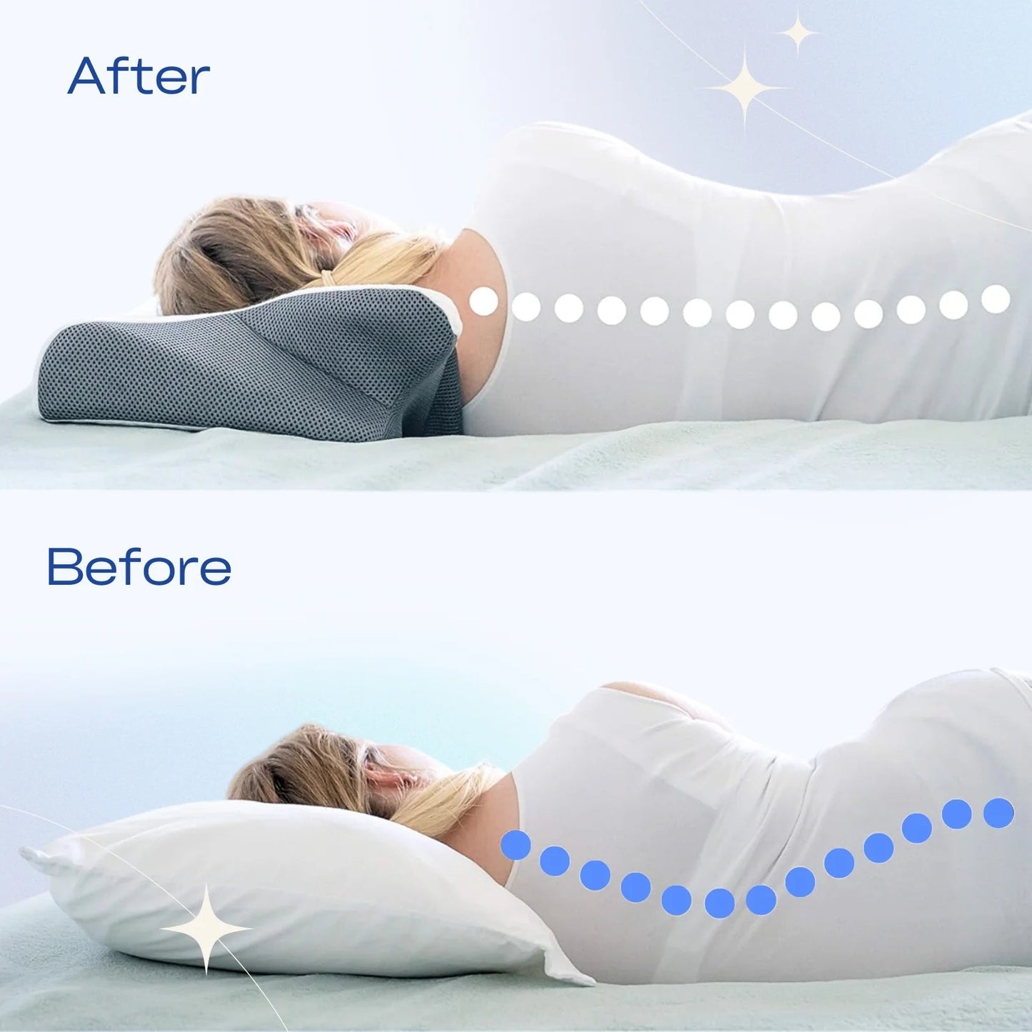 Humtto Orthopedic Memory Foam Neck Pillow for Pain Relief - Humtto UK