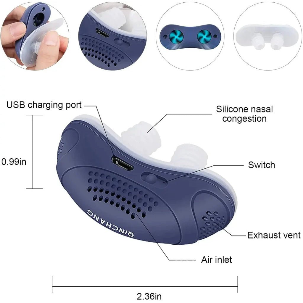 Humtto Portable CPAP Alternative Silent Sleep No Mask or Straps Needed - Humtto UK