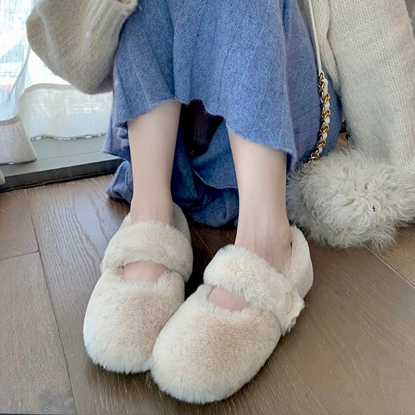 Humtto Women's Cozy Warm Loafers | All-Day Support for Indoor/Outdoor