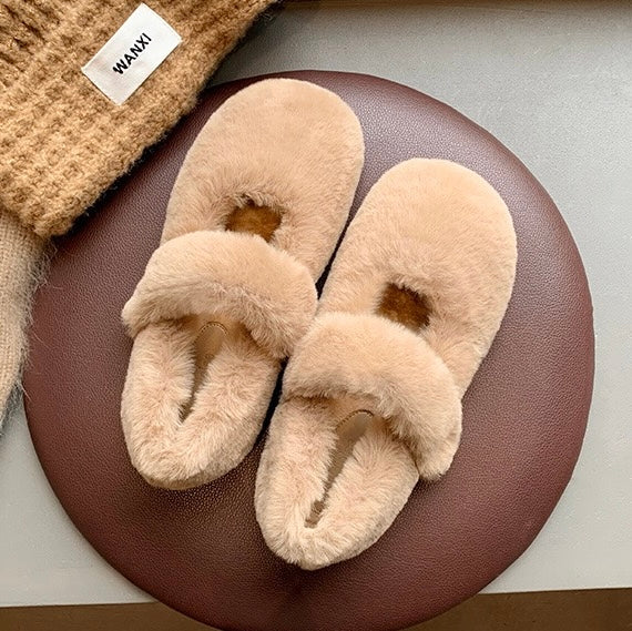 Humtto Women's Cozy Warm Loafers | All-Day Support for Indoor/Outdoor