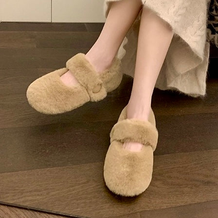 Humtto Women's Cozy Warm Loafers | All-Day Support for Indoor/Outdoor