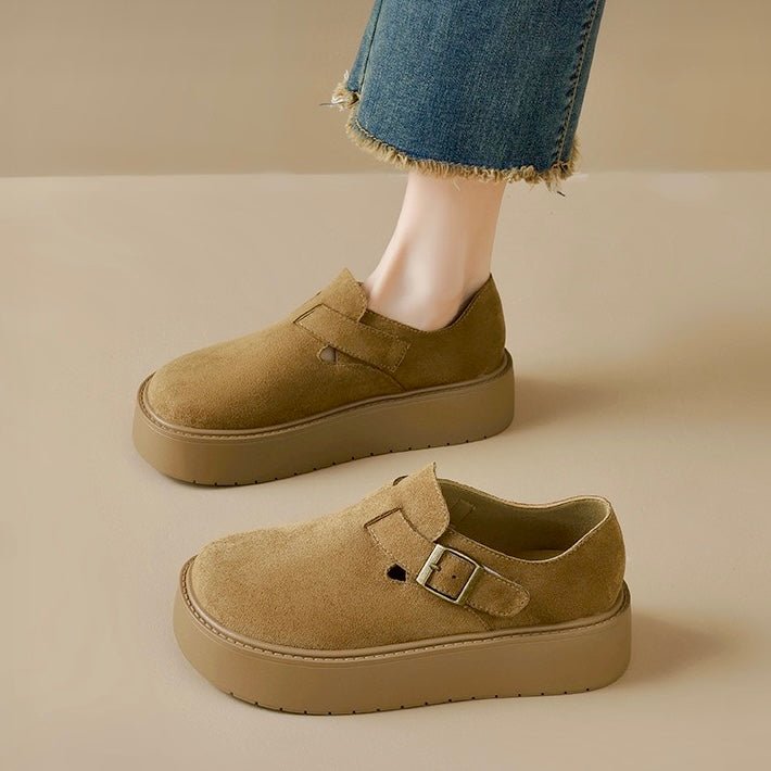 Humtto Women's Orthopedic Comfort Clogs | Suede Platform with Arch Support - Humtto UK
