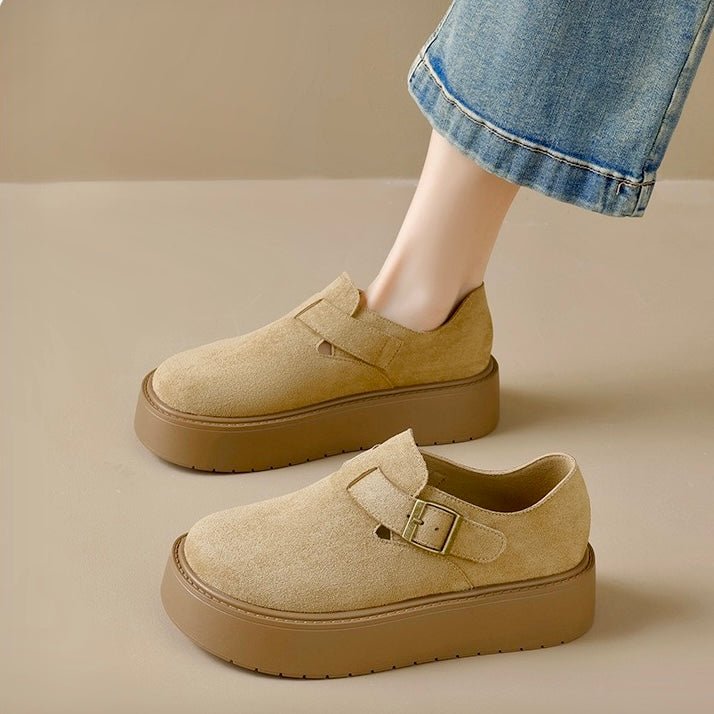 Humtto Women's Orthopedic Comfort Clogs | Suede Platform with Arch Support - Humtto UK