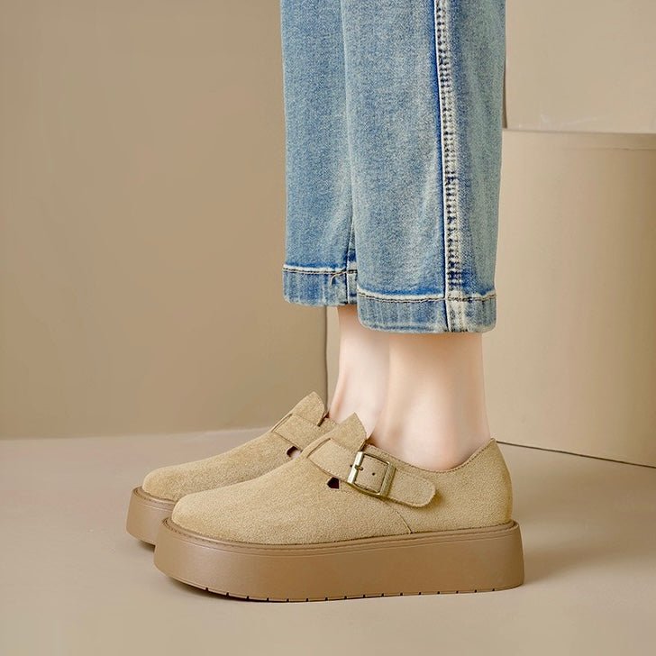 Humtto Women's Orthopedic Comfort Clogs | Suede Platform with Arch Support - Humtto UK