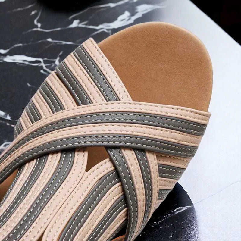 Humtto Women's Orthopedic Wedge Sandals for Pain Relief & Comfort - Humtto UK