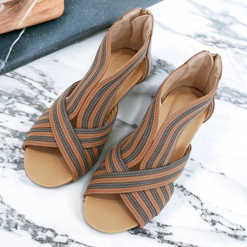 Humtto Women's Orthopedic Wedge Sandals for Pain Relief & Comfort - Humtto UK