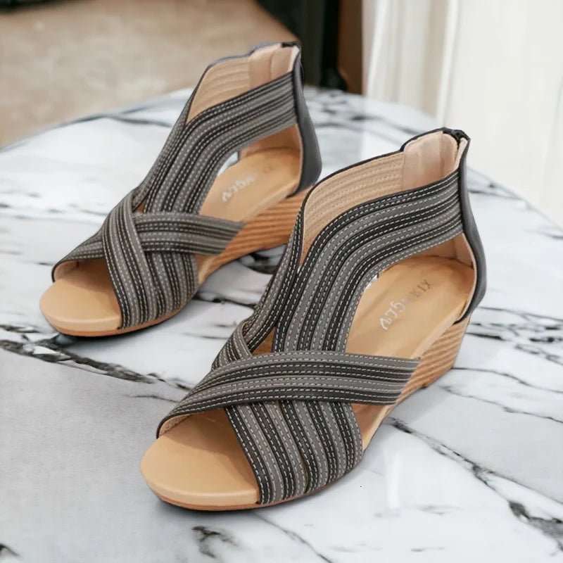Humtto Women's Orthopedic Wedge Sandals for Pain Relief & Comfort - Humtto UK