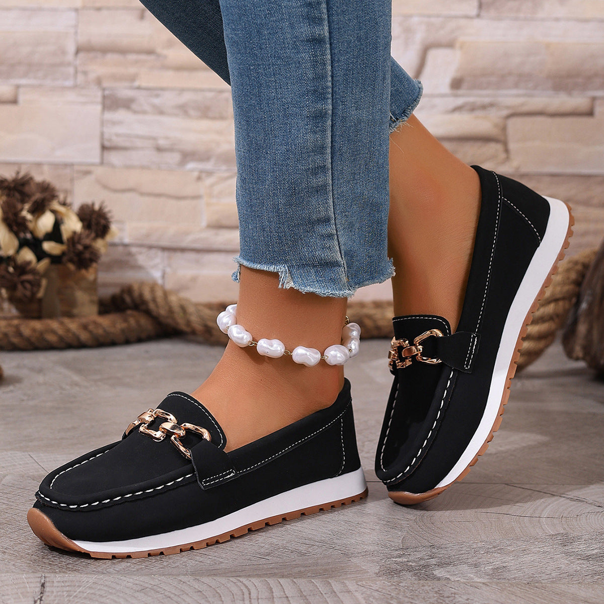 Humtto Classic Suede Loafers for Women | Orthopedic Pain Relief & Arch Support