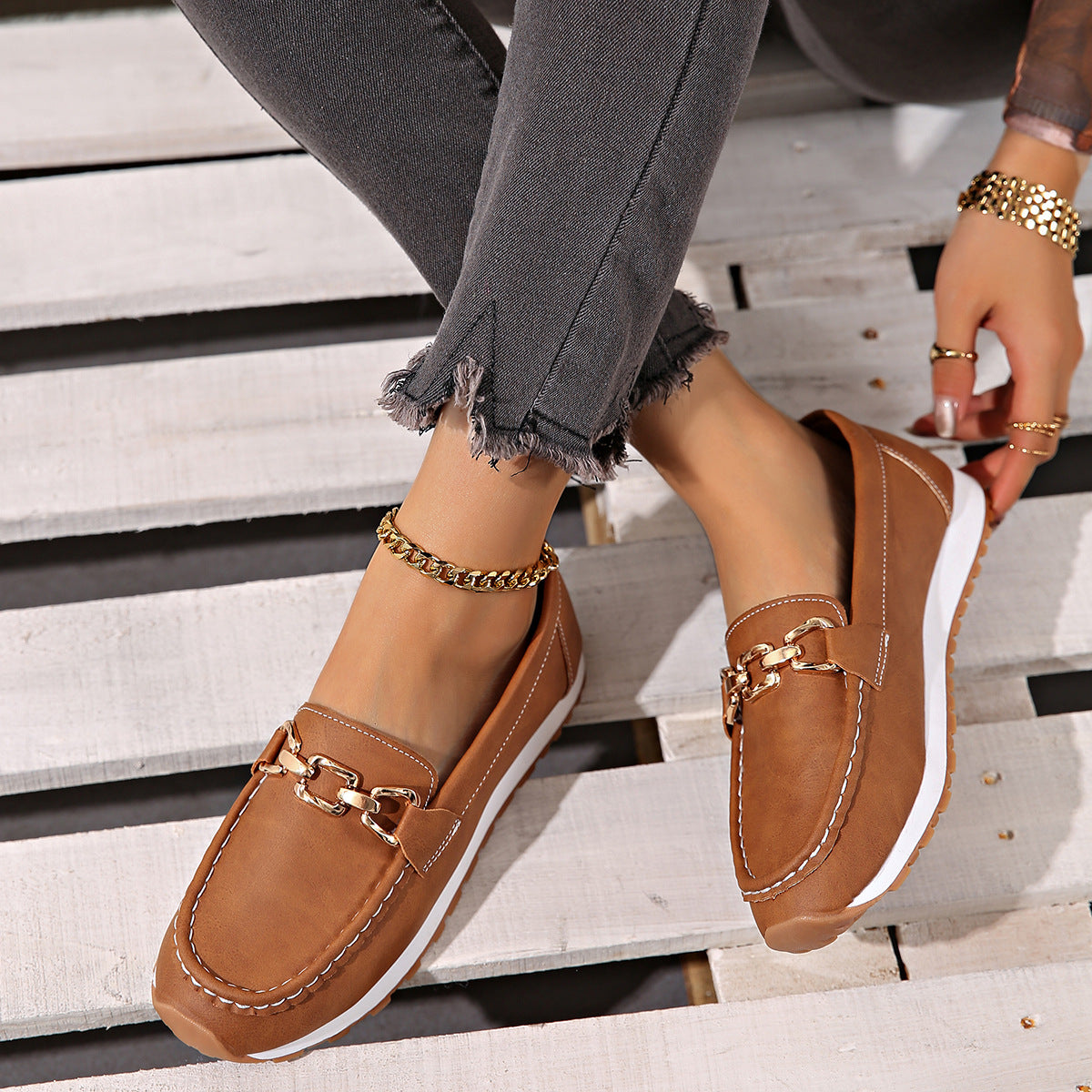 Humtto Classic Suede Loafers for Women | Orthopedic Pain Relief & Arch Support
