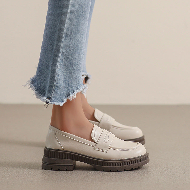 Humtto Women’s Wide Fit Slip On Flatform Loafers | Orthopedic Autumn Pain Relief Shoes