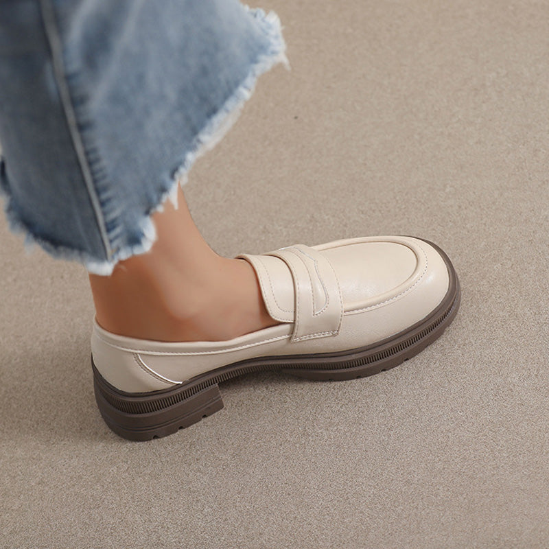 Humtto Women’s Wide Fit Slip On Flatform Loafers | Orthopedic Autumn Pain Relief Shoes