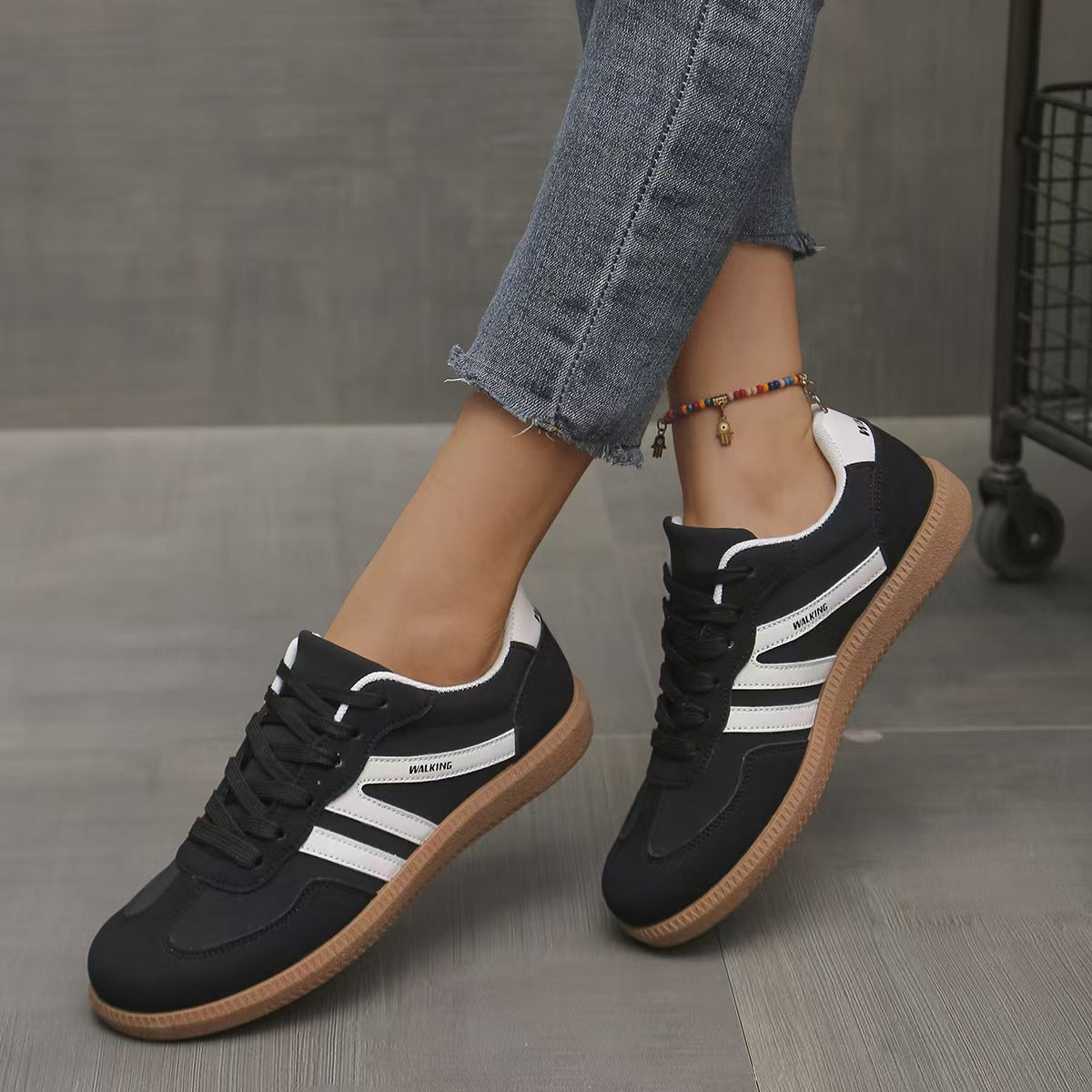 Humtto Women’s Suede Orthopedic Sneakers – Spring Autumn Comfort