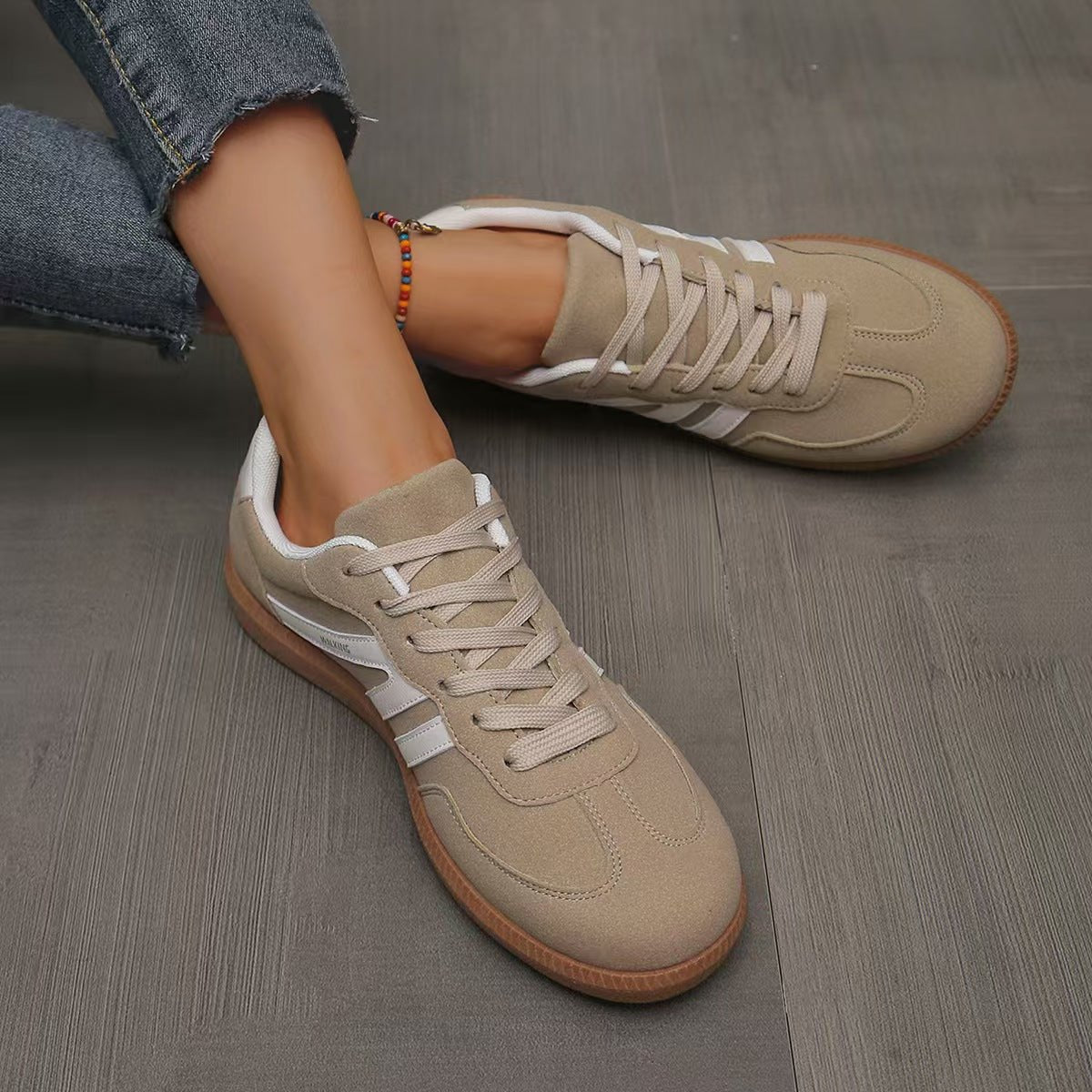 Humtto Women’s Suede Orthopedic Sneakers – Spring Autumn Comfort - Humtto UK
