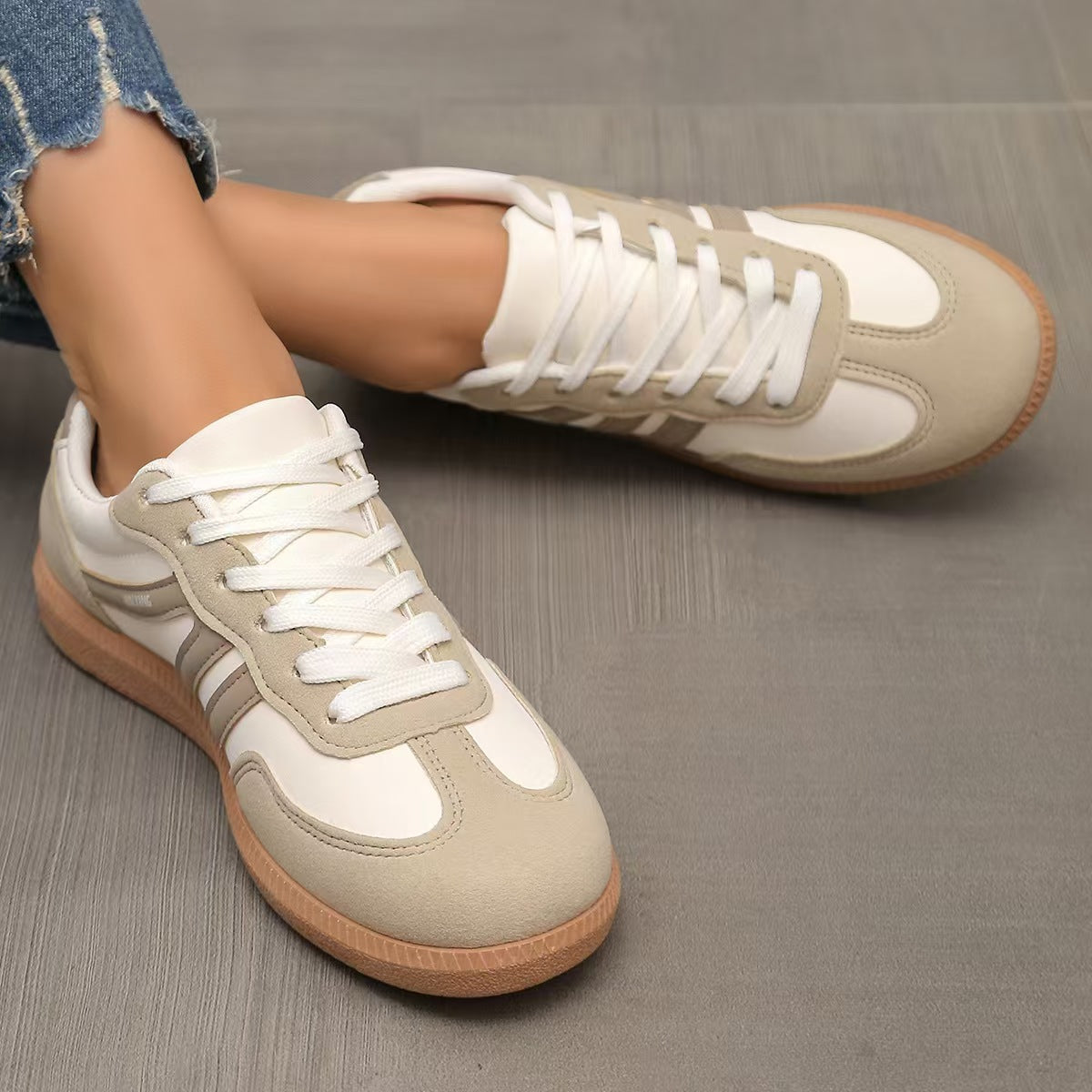 Humtto Women’s Suede Orthopedic Sneakers – Spring Autumn Comfort