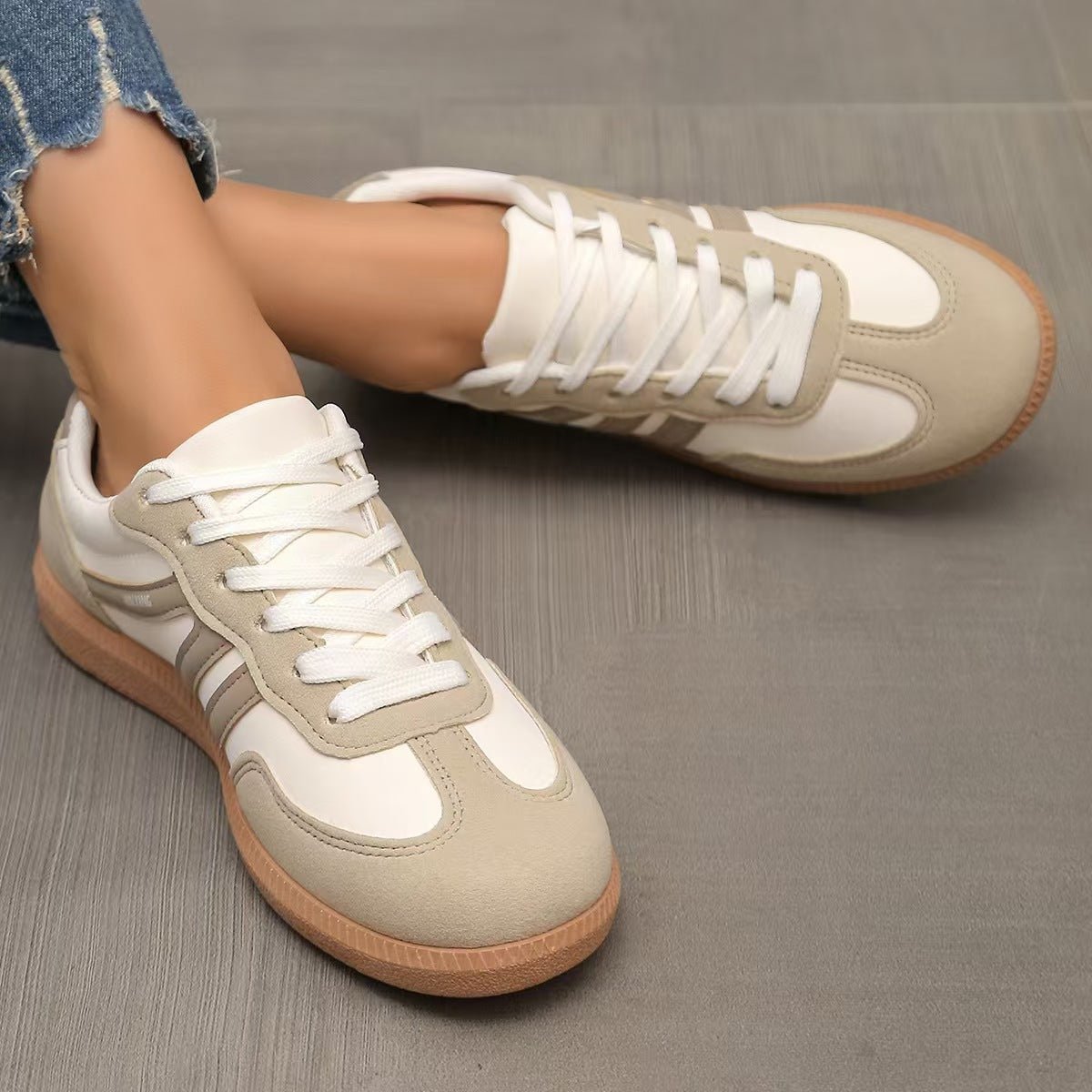 Humtto Women’s Suede Orthopedic Sneakers – Spring Autumn Comfort - Humtto UK