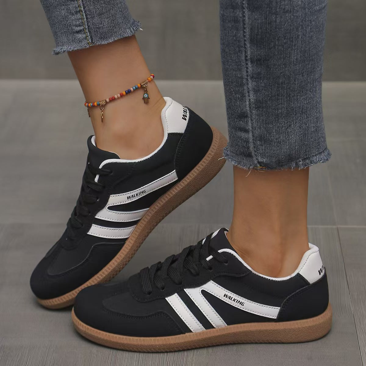 Humtto Women’s Suede Orthopedic Sneakers – Spring Autumn Comfort
