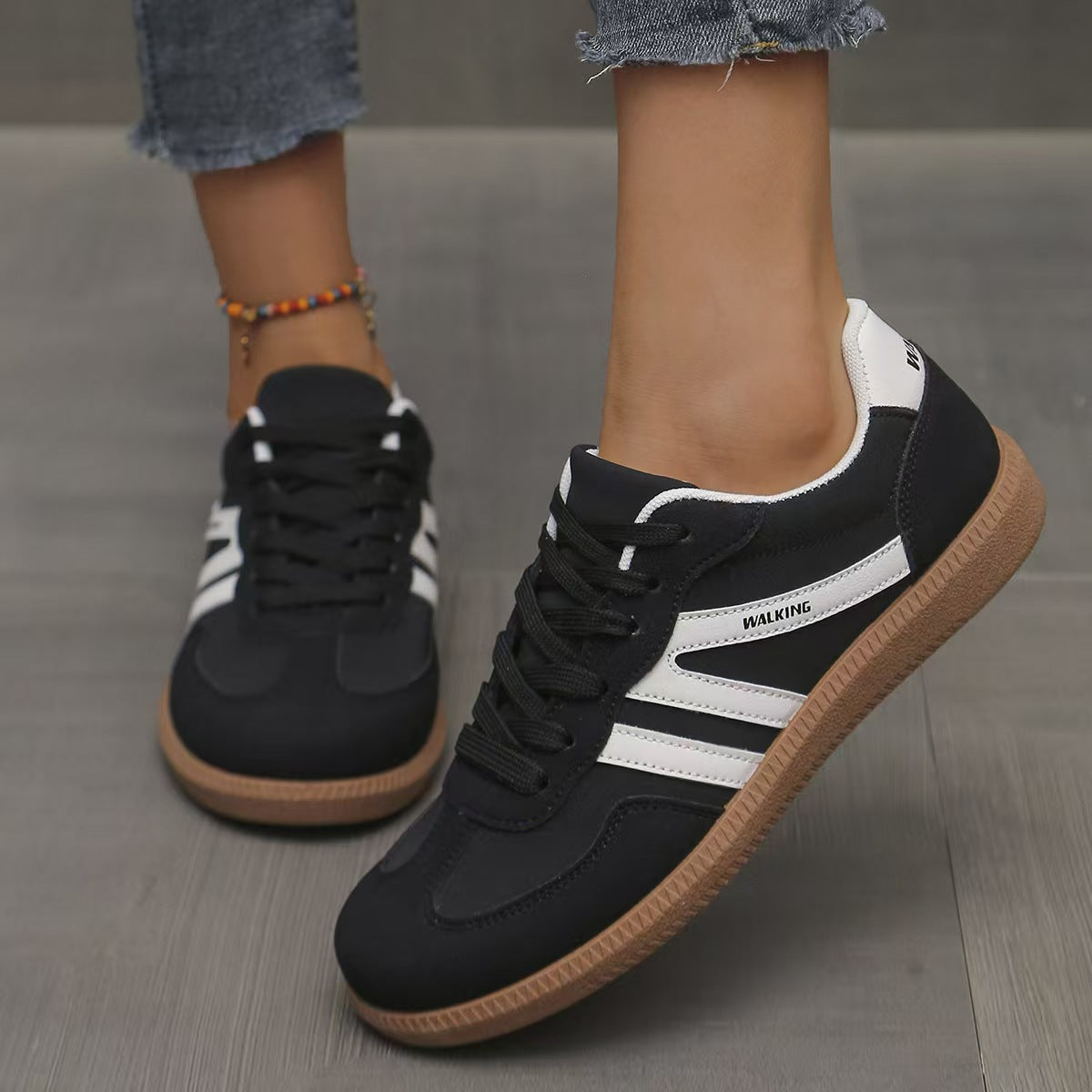 Humtto Women’s Suede Orthopedic Sneakers – Spring Autumn Comfort
