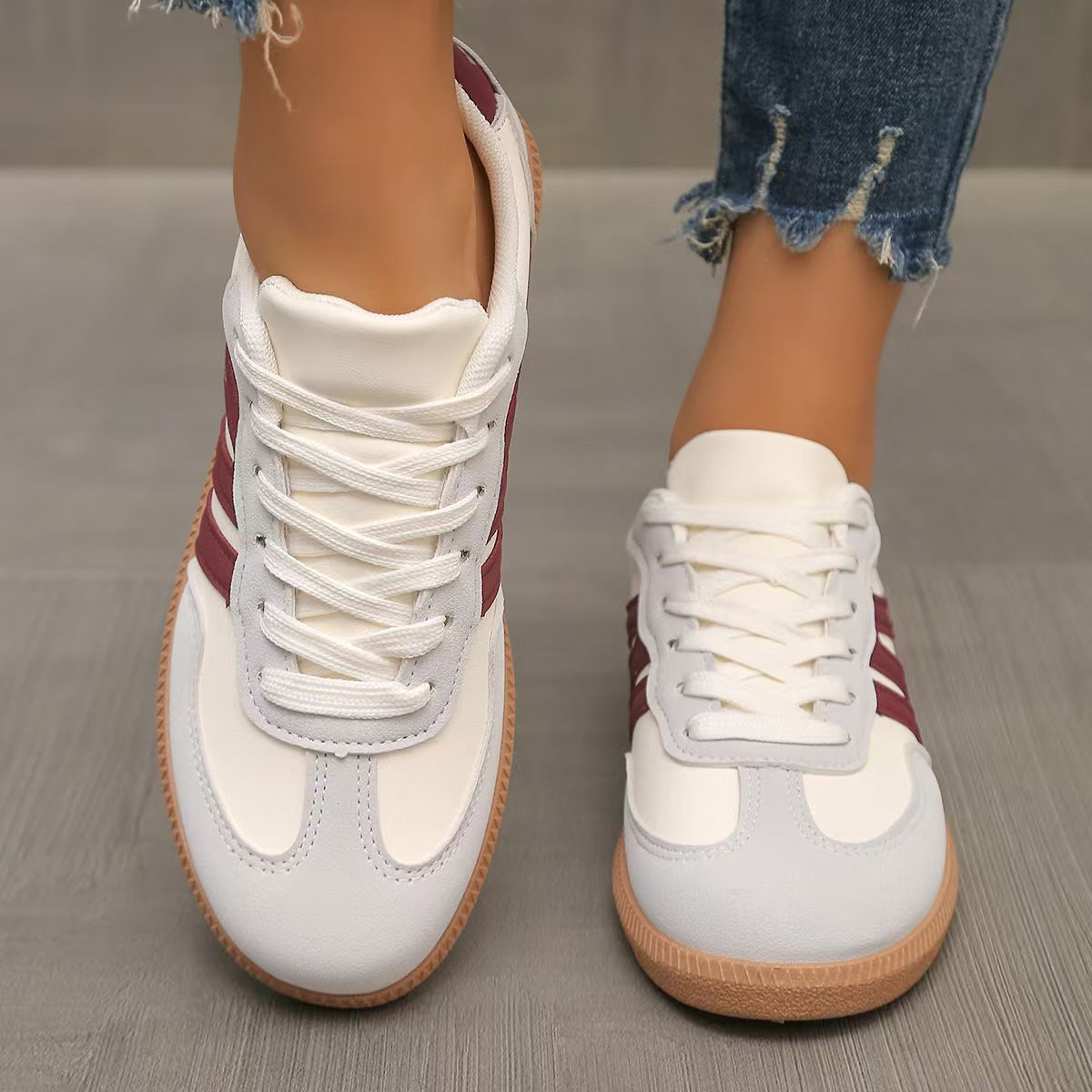 Humtto Women’s Suede Orthopedic Sneakers – Spring Autumn Comfort
