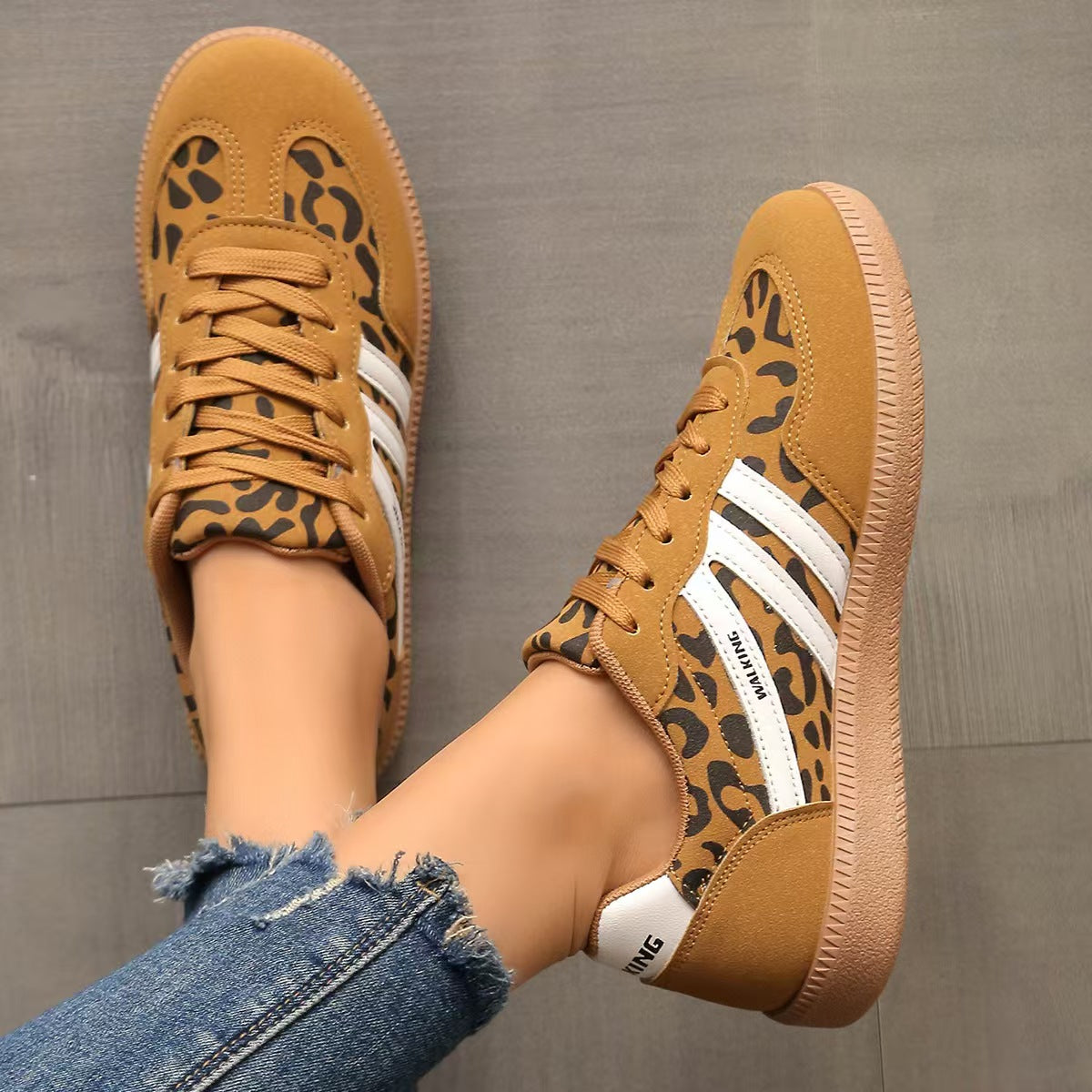 Humtto Women’s Suede Orthopedic Sneakers – Spring Autumn Comfort
