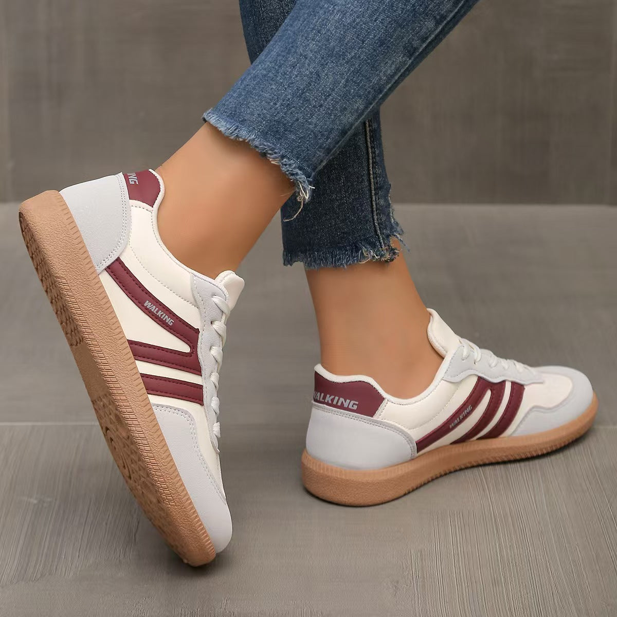 Humtto Women’s Suede Orthopedic Sneakers – Spring Autumn Comfort